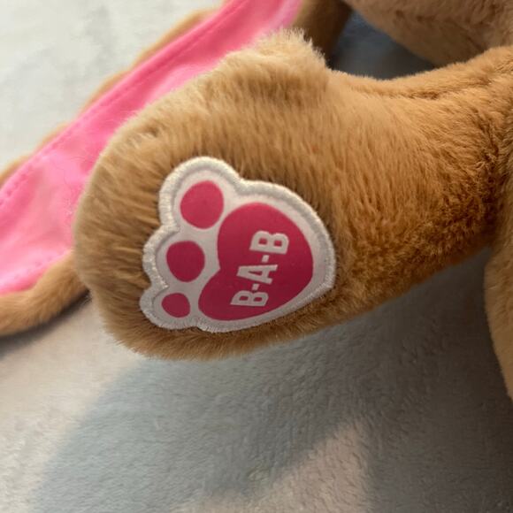 Build A Bear Workshop Brown Pink Kabu Pawlette Bunny 2018 Retired 17 inch Plush - Picture 3 of 9